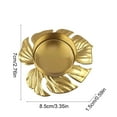 thumbnail image 3 of Golden Eggshell Aromatherapy Candle Cups,Golden Leaf Candlestick, Ironwork Hollowed-Out Candlestick,Soy Wax Scented Candles In Iron Holders For Birthday, Valentine'S Day, And Relaxation Gift Giving, 3 of 7