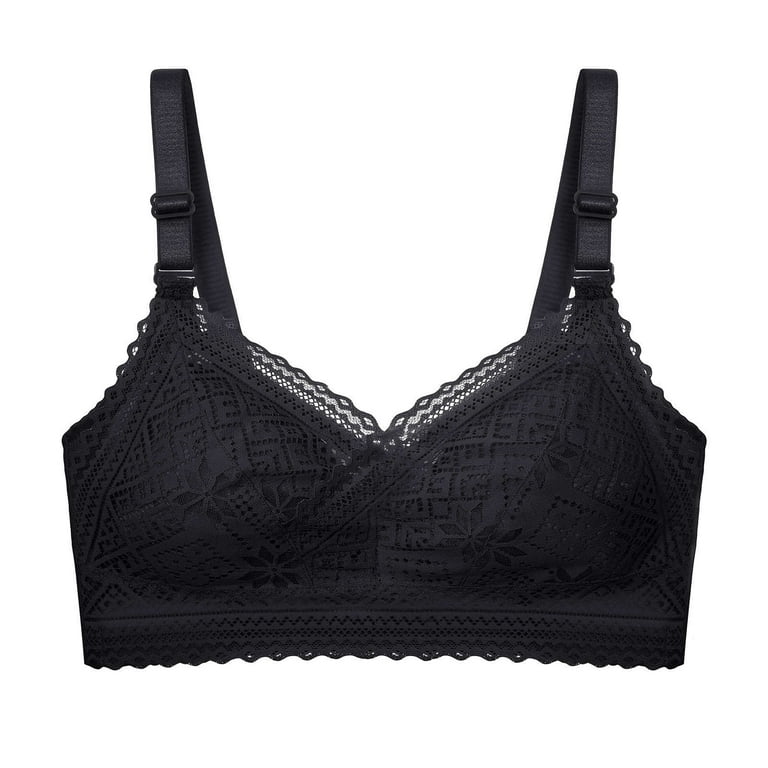 Bigersell Backless Strapless Bra Ladies Comfortable Breathable No Underwire  Lace Bras Small Adjustment Lift Bra Woman Underwear Short Size Padded