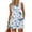 Blue(Floral Print), variant on Iaqnaocc 2 Piece Sets for Women Casual Short Sets for Women Vintage Floral Print Square Neck Sleeveless Womens Tops and Shorts Summer Outfits Lounge Sets for Women Purple S