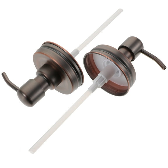 WRISTBIQUE Stainless Steel Dispenser Pump Heads, Coffee, 304 , for Lotion Soap, 2Pcs