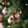 thumbnail image 4 of Beautynvta Christmas Tree Decoration, Plastic Animals Christmas Hanging Ornaments, Cute Hanging Ornaments for Christmas Tree, Personalized Xmas Gifts Decoration, (Dog, Reindeer, Squirrel, Bear), 4 of 6