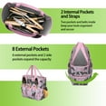 thumbnail image 6 of Garden Tool Bag,French Bulldog and Flower Garden Tool Organizer,Garden Gifts,Waterproof Multi-Pocket Garden Tool Storage 11.8x5.5x11.4 Inch(Tools NOT Included), 6 of 6