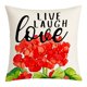 thumbnail image 2 of YiJuHui Spring Summer Throw Pillow Covers, Decorative Cushion Covers with Cute Floral Pattern, Soft Breathable Polyester, for Sofa Bedroom Home Decor, 2 of 5