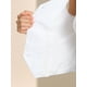 thumbnail image 5 of Chaleco sin mangas de botón y cuello en V para mujer Inspire Chic, color crema blanco, talla S, 5 of 6