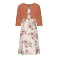 thumbnail image 4 of Conjunto de dos piezas de verano para mujer, cuello redondo, elegante, con tirantes, y cárdigan de media manga, conjunto de tops Wmkox8yi bvn827, 4 of 5