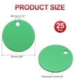 thumbnail image 2 of Uxcell Metal Round Stamping Blanks Tags for Engraving and Crafting Projects Green 1", 2 of 7