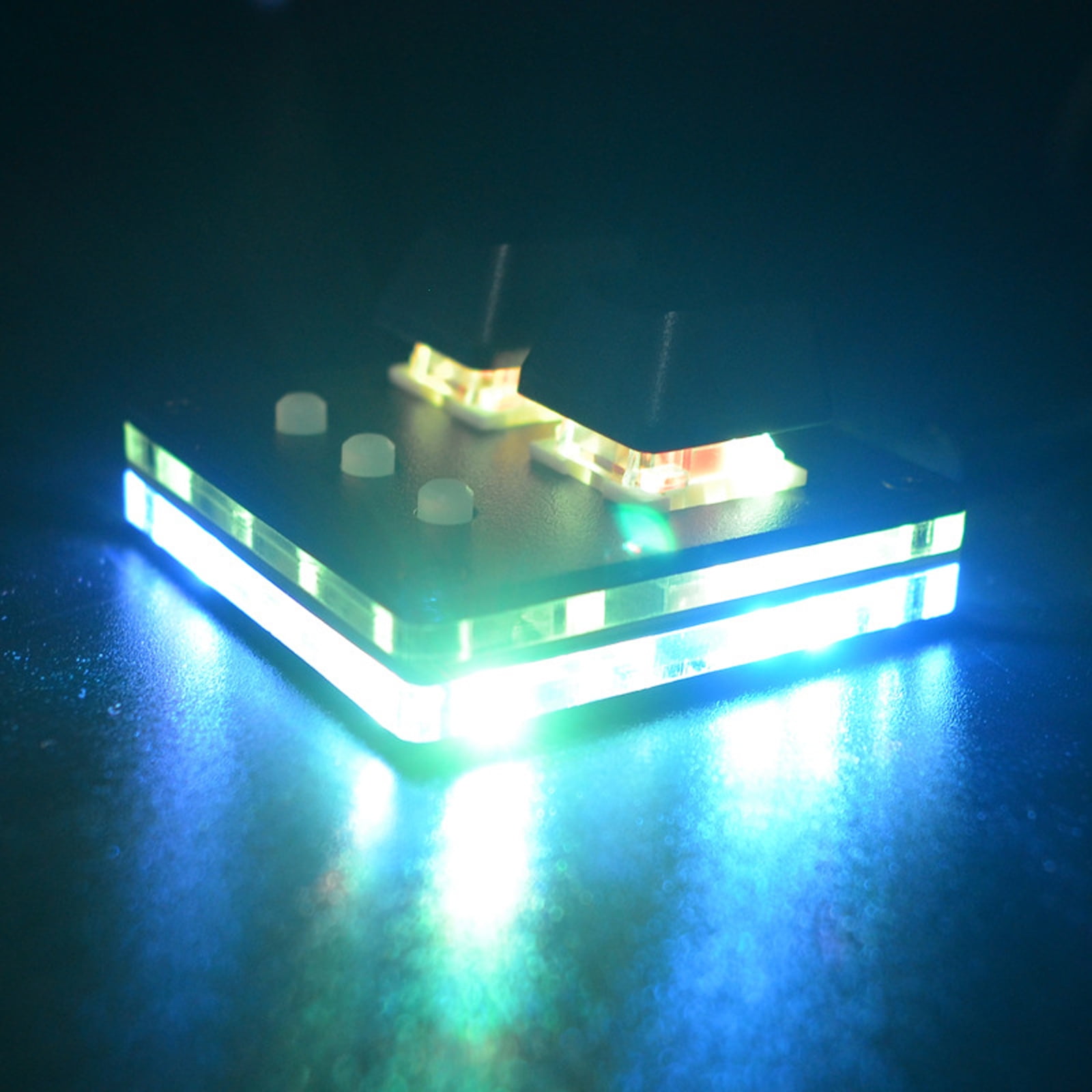 Innovative 2 Key Small Keyboard Switches Optional with Color Light TypeC Connection for Gaming and Professional Use