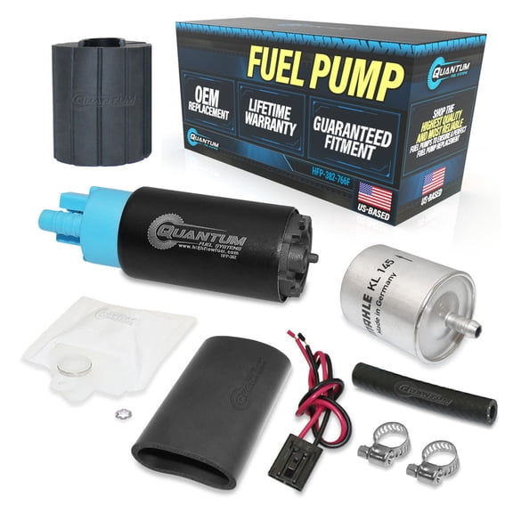 Fuel Pump w/ Genuine Mahle Filter, Strainer for Triumph Motorcycle - OEM Replacement, HFP-382-766F QFS