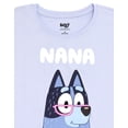 thumbnail image 5 of Camiseta estampada de manga corta Bluey Nana para mujer, talla XS, 5 of 5