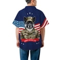 thumbnail image 5 of Happy Father's Day Honoring Veterans Akita in Army Uniform Hawaiian Shirt Breathable Summer Unisex Merch Inu Dog Lover - 13007, 5 of 6