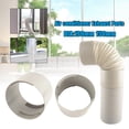 thumbnail image 1 of Air Condition Connector Easy to Use All Match Plastic 150mm Fitting Round Exhaust Hose Adaptor for Samsung, 1 of 7