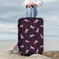 thumbnail image 3 of Lsque Breast Cancer Awareness3 Printed Luggage Cover, Travel Luggage Protector,Scratch and Dirt Resistant, Fits 18-32 Inch Luggage - Small, 3 of 9