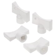 Masteelf 4pcs Abs Valve Key Kit Bleed Hole Keys Vent Plumbing Valve Keys Radiator Vent Keys for Radiator Valve and Water Tap Faucet Plumber Tool
