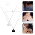 thumbnail image 5 of Ghost Necklace Couples Necklaces for Decor with 6Pcs Alloy Pendant Set, 5 of 5