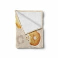 thumbnail image 2 of Donut Soft Flannel Fleece Throw Blanket, Different Kinds of Delicious Doughnuts Glazed Jelly Pastries Sugary Treats, Cozy Plush for Indoor and Outdoor Use, 50" x 60", Multicolor, by Ambesonne, 2 of 6