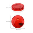 thumbnail image 2 of TABLZONE Water Leakage Alarm Water Leak Detector Sensor Alarm Red ABS Overflow Alarm for Under Sink Protection 1Pcs, 2 of 8