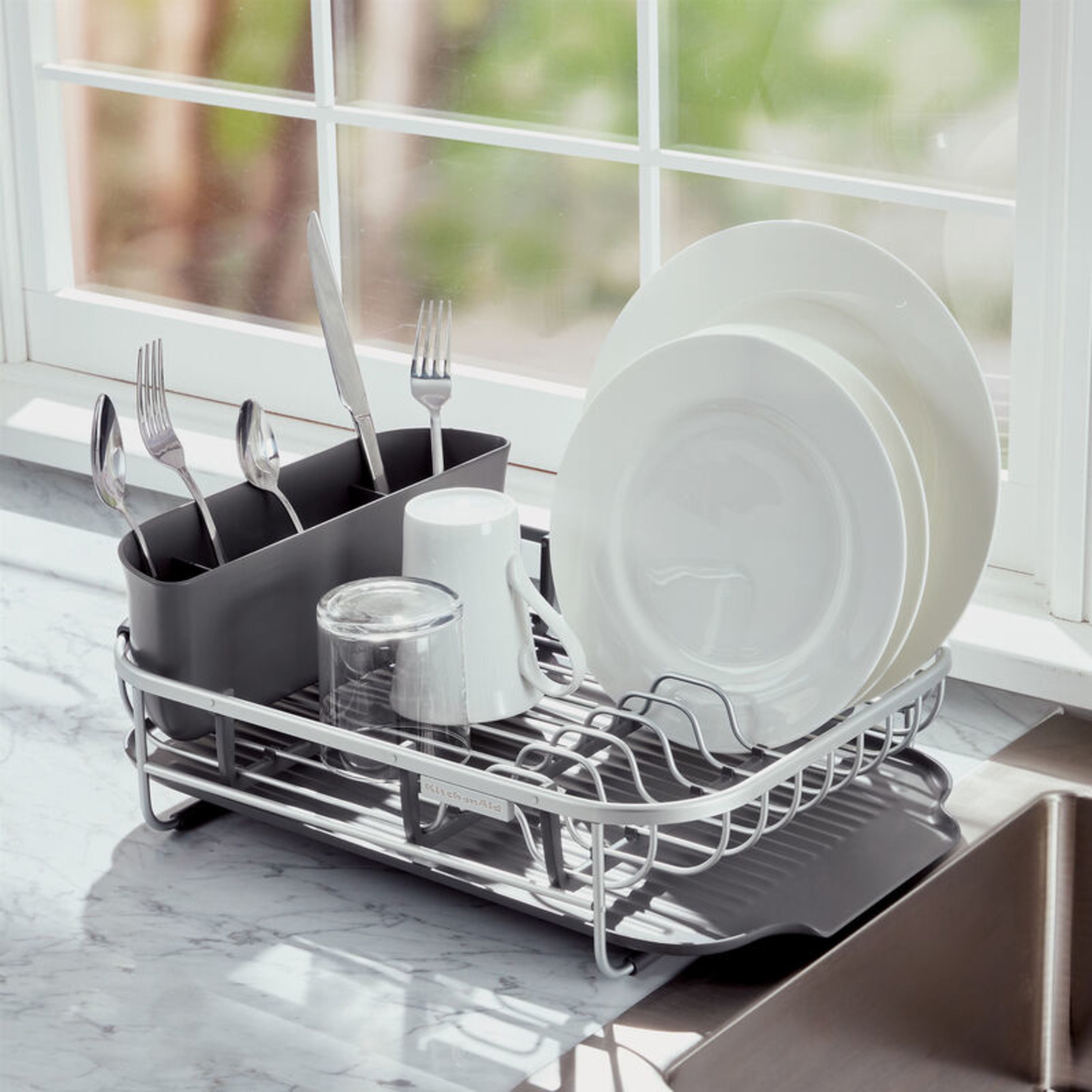  KitchenAid Compact Space Saving, Dish Rack with