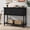 Black, variant on CBJCBJ 42" Farmhouse Console Table , 2 Drawer Narrow Long Entryway Table with Open Storage Shelf , for Living Room, Green