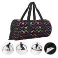 thumbnail image 3 of Easygdp Rainbow Butterfly Bolsa de Viaje, Bolsa de Mano, Bolsa de Gimnasio, Bolsa de Equipaje para Viaje, 3 of 6
