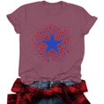 thumbnail image 6 of Patriotic Shirts July 4th Shirts for Women American Flag T-Shirts USA Fourth of July Casual Tee Top, 6 of 6