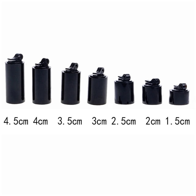 OUNONA 7Ud Base Para Exhibición De Anillos Acrílico Negro Y Portátil
