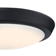 thumbnail image 4 of Westinghouse Lighting  One Light 11 Inch 20 Watt LED Indoor Matte Black Flush Mount Fixture, 4 of 5