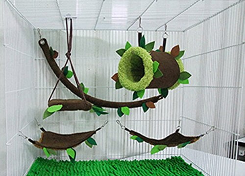 Forest 3-Piece Custom Sugar Glider Cage Set