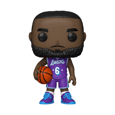 Funko Pop! NBA: Lakers - Anthony Davis (Purple Jersey) Vinyl Figure (+ Pop! Stacks Plastic