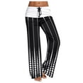 thumbnail image 1 of Gibobby Leggings yoga mujer Leggings de salón informales de cintura alta con estampado elástico de cintura alta para mujer(Blanco,G), 1 of 5