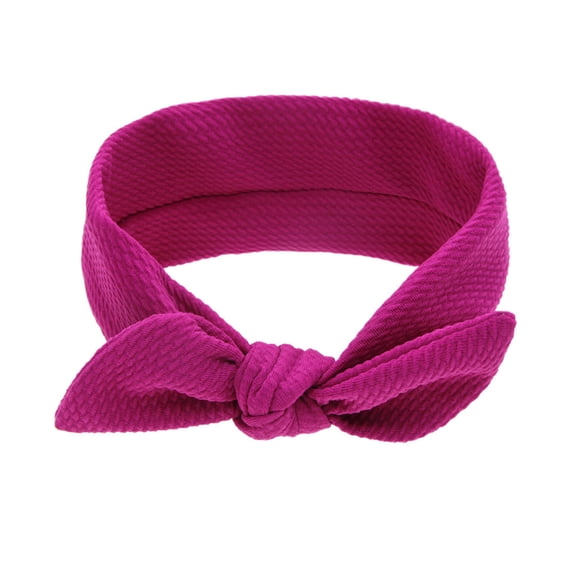 BYHONG Toddler Kid Baby Girls Bow Headband Headwear Accessories Soft Baby Headbands Purple One Size
