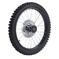 thumbnail image 1 of 70/100-19 Front Wheel Rim Tire Tube, Optimize Performance 19 Inch Dirt Bike Front Wheel Assembly with Brake Rotor for 125 150 200ml Dirt Pit Bike, 1 of 7
