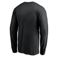 thumbnail image 3 of Men's Black Vegas Golden Knights Team Lockup Long Sleeve T-Shirt, 3 of 3