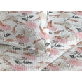 thumbnail image 3 of Ambesonne Japanese Quilted Bedspread Set 3 Pcs, Asian Underwater Koi Print, Queen, Off White and Burnt Sienna, 3 of 4