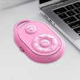 thumbnail image 4 of Controlador de selfies con obturador de cámara giratoria de página de teléfono compatible con Bluetooth Rosa 3 uds, 4 of 4