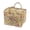 B, variant on 13"x10.2"x10.6" Floral Storage Basket Boho Fabric Quilted Floral Foldable Baskets with Handles Nursery Laundry Basket Organizer Bin for Car Home Picnic