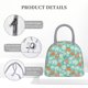 thumbnail image 4 of Balery Cute Sloth on Floral Tree Bolsa de Almuerzo para Mujeres, Caja de Almuerzo, Bolsa de Almuerzo Pequeña Impermeable, Tote de Almuerzo Reutilizable con Gran Capacidad, 4 of 6