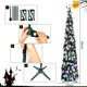thumbnail image 3 of Árbol de Navidad KOLODOGO 5 pies con 100 luces de colores Calavera negra PVC, 3 of 6