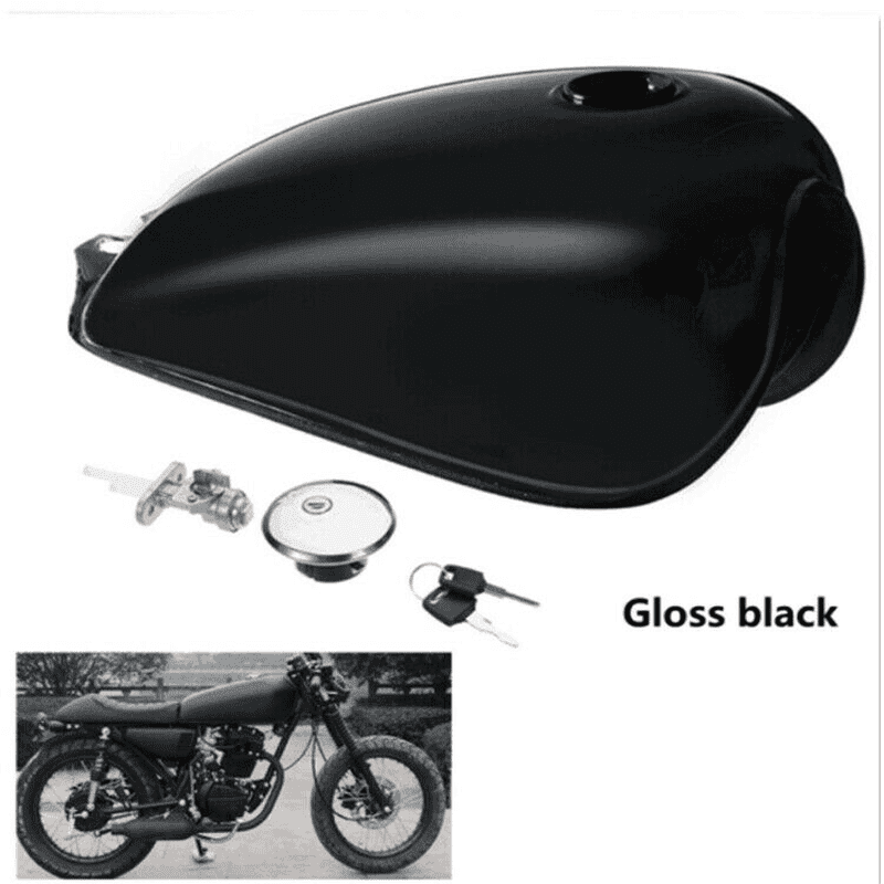 9L 2.4Gal Retro Vintage Fuel Gas Tank Cap For Suzuki GN125 250 GN 125 Cafe Racer Bobber Rat Clubman Old School Custom