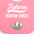 thumbnail image 4 of Inktastic Future Mountain Climber Hiking Boys or Girls Baby Bib, 4 of 4