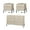 Beige, variant on 6 Drawer Dresser And Nightstand Set For Bedroom, 3 Pcs Bedroom Set With Minimalist Reeded Design, Oak Double Dresser With Hidden Handles