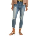 thumbnail image 3 of Women's High Rise Ankle Skinny Jean with Slant Fray Hem, 3 of 3