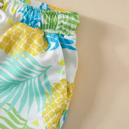

kpoplk Holiday Baby Boy Outfit Baby Girl Clothes Short Sleeve Romper Cow Print Flared Pants Bell Bottoms Headband 3Pcs Summer Outfit(Mint Green)
