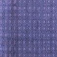 thumbnail image 1 of Ahgly Company Machine Washable Indoor Square Abstract Blue Modern Area Rugs, 4' Square, 1 of 4