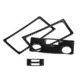 thumbnail image 2 of Ccdes Rear Air Condition Vent Trim,4Pcs/Set Interior Carbon Fiber Rear Air Condition Vent Cover Trim Left Hand Driving Fit For 5 Series E60 2005-2010,Air Condition Vent Trim, 2 of 8