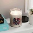 thumbnail image 5 of Patriotic Boston Terrier Celebrates 4th of July Soy Wax Candle Gentleman Dog Lover Gifts 9oz White Birch & Black Pepper Candle - 02009, 5 of 5