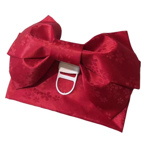 Kimono Obi Jacquard Belt Band with Bow
