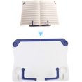 thumbnail image 4 of Yoqb Plastic Foldable Adjustable Bookstand for Reading, Cooking, Music, Multiple Angles, Lightweight Portable Tablets Smartphones Holder Tray for Students, AdultsA108, 4 of 7