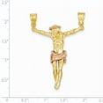 thumbnail image 2 of Beautiful 14k Two-tone Rose Corpus Pendant, 2 of 2