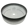 thumbnail image 5 of CastelloUSA Scotch Round Basin Glass Crystal Bathroom Vessel Sink in Multiple Colors 16" - Yellow, 5 of 5
