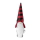 thumbnail image 1 of Kearding Cubierta de botella de vino de rejilla, ropa de muñeca sin rostro de Navidad, bolsa de regalo, sombrero de cerveza de champán, manga Rejilla roja negra, 1 of 6